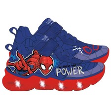 Spiderman Sneaker mit Blinkfunktion Schuhe Marvel Größe: 25 26 27 28 29 30 31 32