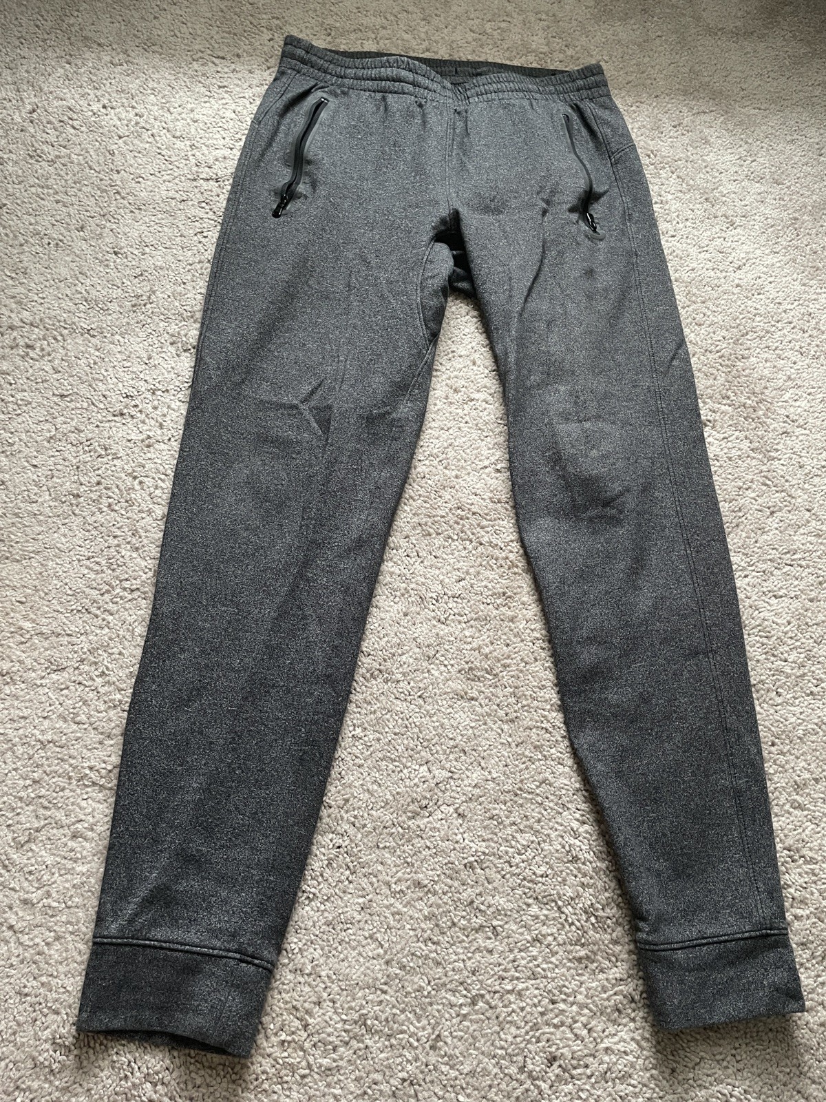 Old Navy Active Dynamic Fleece Jogger 4 Way Stretch Mens Small Dark Heather