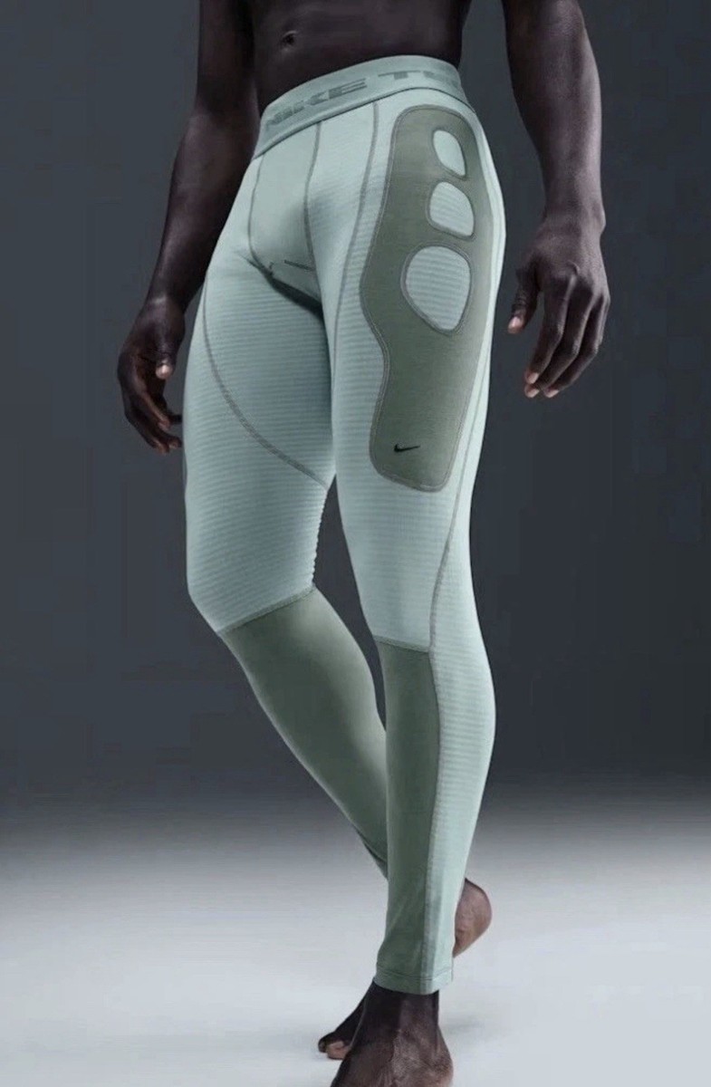 Nike Tech Therma-FIT Base Layer Tights Light Army HV1379-017 Men's