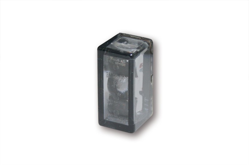 Clignotant LED HIGHSIDER smart Cube-V en aluminium noir anodisé