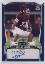 2023 Leaf Draft Auto Blue Jaylon Jones #BA-JJ1 Auto 0s55