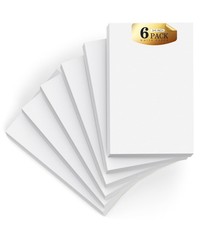 Notepads 3x5, 6 Pack Small Note Pads, Server Note Pad, Scratch Pads 3x5, Memo...