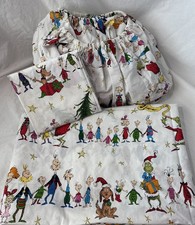 Pottery Barn Kids The GRINCH and Max organic Cotton Twin sheet set Pillowcase