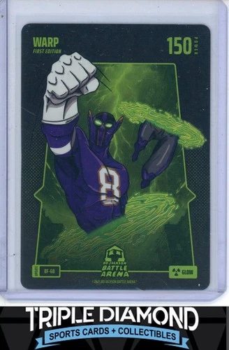 2025 Bo Jackson Battle Arena Update #68 Warp Battlefoil Glow k544