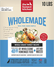 Wholemade  Dehydrated Whole Grain Turkey Dog Food, 10 Lb Box