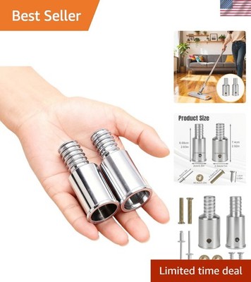 Metal Threaded Tip Repair Kit,Broom Handle Threaded End,Palo Para Trapeador,Broo