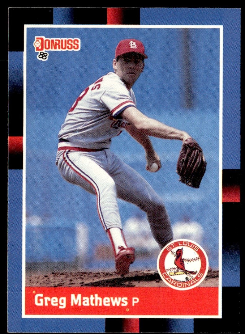 1988 Donruss Greg Mathews St. Louis Cardinals #84