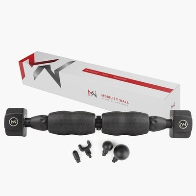 - Stand Up Door Mounted Smooth Foam Roller for Soft Tissue Massage & Muscle R...