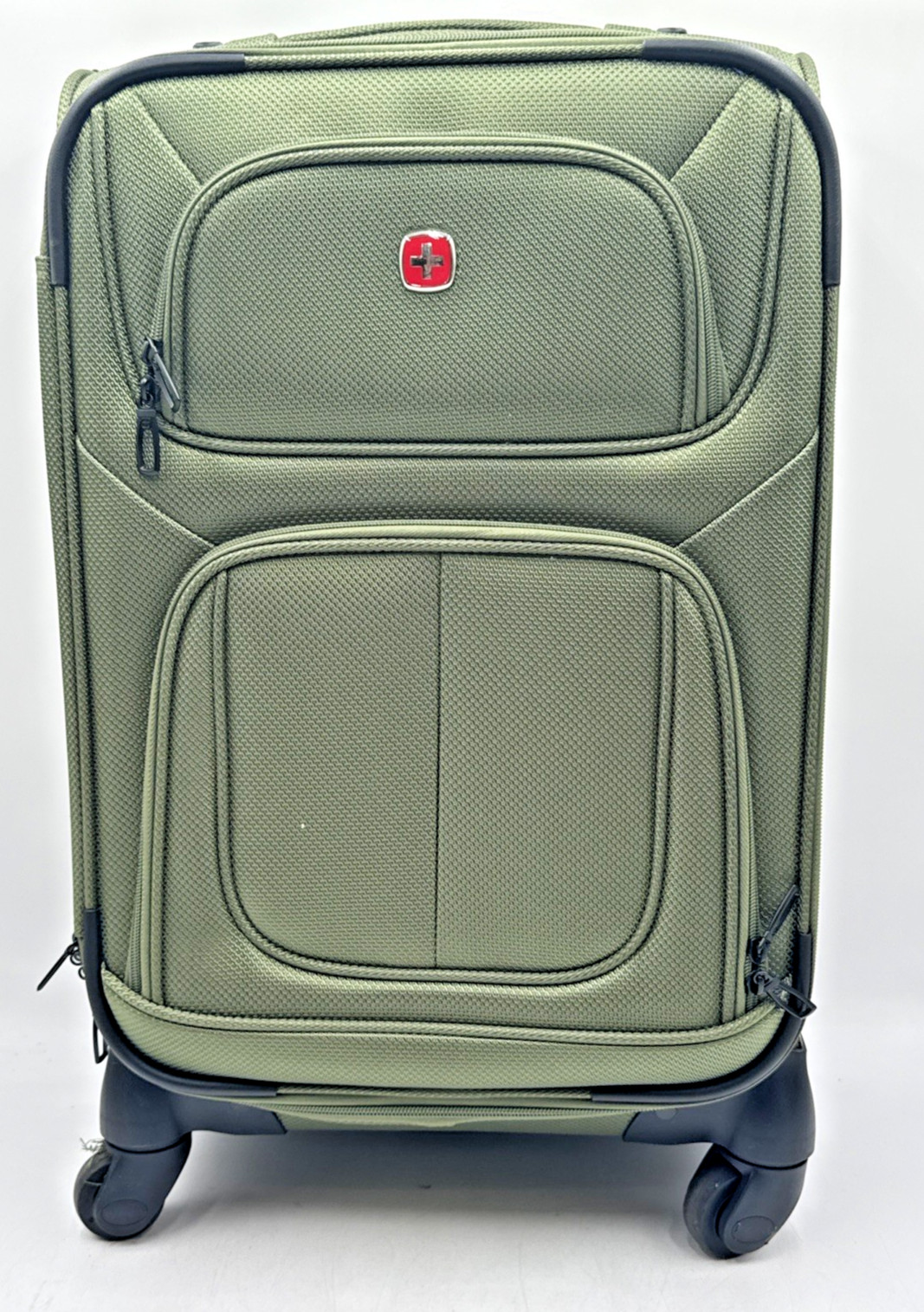 SwissGear Sion Softside Expandable Spinner Luggage-21” Carry On-evergreen