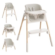 High Chair for Babies and Toddlers - Adjustable 4-in-1 Baby High Chairs with ...