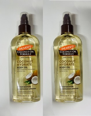 2 x Palmer's Coconut Hydrate Körperöl mit Vitamin E 150ml.