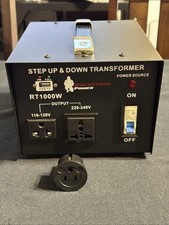 Rockstone Power RT1000W Voltage Converter Transformer 110V/120V/220V/240V