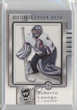 2006-07 Upper Deck The Cup 22/249 Roberto Luongo #87 HOF av1