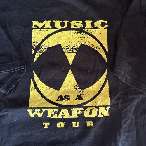 Vintage 2001 Music As A Weapon Concert Tour Shirt XL new