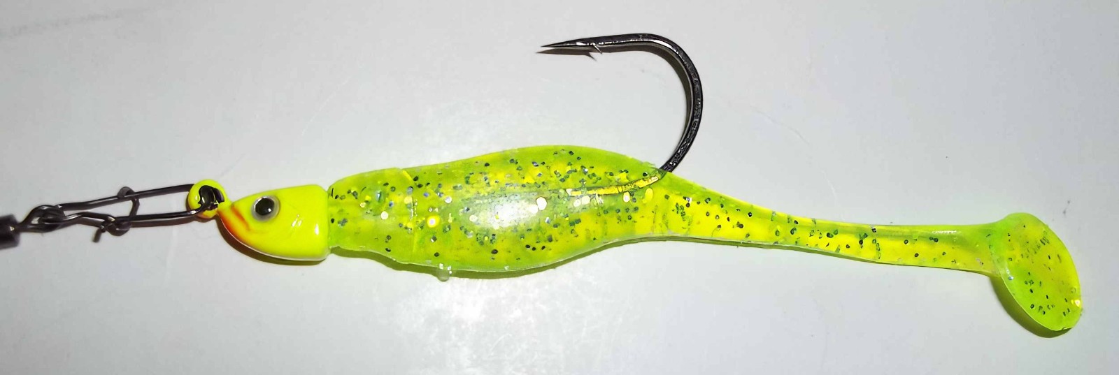 "NEW" (13 Pc) 5 Arm Alabama/Umbrella Rig Complete Set(Chartreuse)-Bass/Walleye - Image 4