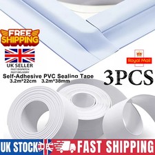1/2/3X Self-Adhesive Bath Sealant Strip Flexible Waterproof Caulk Seal Tape Home