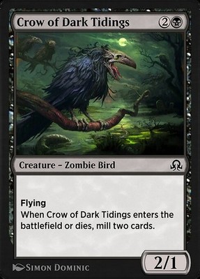 [MTG] Crow of Dark Tidings (0104) (SIR) LP-HP