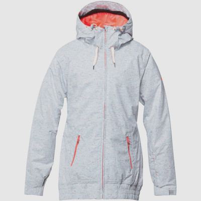ROXY 36 S WOMENS SNOW JACKET 10K DAMEN SKI SNOWBOARD JACKE 10K GRAU 200  NEUW