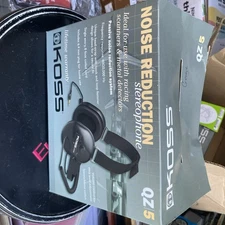 Koss Noise Reduction Stereo Phone Headphones with Volume Control Black