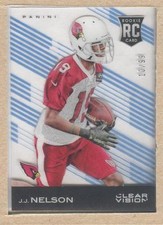 J.J. Nelson 164 2015 Panini Clear Vision Blue RC 10/99 (NrMt/Mt)
