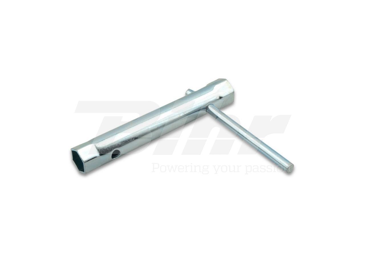 Clé à douille hexagonale réversible 17mm-19mm en acier carbone forgé (Modèle 523)