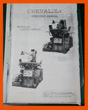 Chevalier FSG 2A618, 2A20, 2A20D,3A20  Surface Grinder Operations & Parts Manual