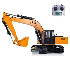 JDM 1/12 RC Metal Hydraulic Painted Assembled Excavator Toy Radio Controller