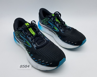 うさ Brooks Glycerin GTS 20 Men's Size 10.5 Running Shoes Black Blue