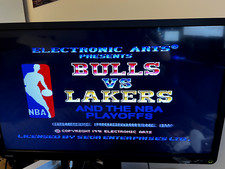 Thumbnail of ebay&reg; auction 365627124563 | Bulls Vs Lakers and the NBA Playoffs for Sega Mega Drive - No Manual - FREE P&P
