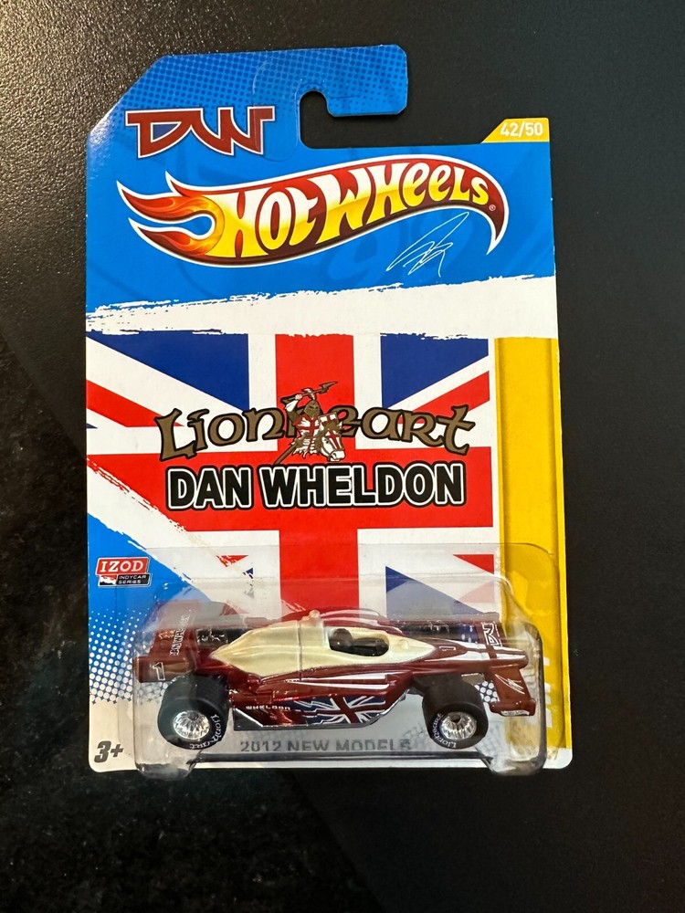 2012 HOT WHEELS LIONHEART DAN WHELDON - DW-1  w/Real Riders - IZOD INDY CAR