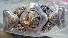 Vintage Ivan Metal Belt Buckle South Western Style 0001