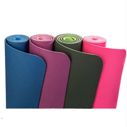 Terugroepen merknaam Vermelden Yoga Mat Non Slip Fitness Pad Roll Up Exercise Equipment Sport 6MM Thick |  eBay