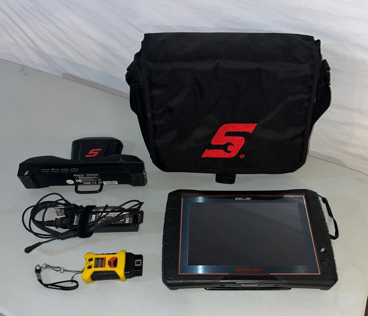 Snap On Zeus Scanner & 4 Chn Lab Scope Shop Owner's Personal Tool