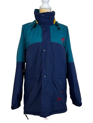 Vintage Helly Hansen Colorblock  Ski Jacket Women's Size XS Navy Waterproof