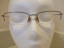 Ralph Lauren Polo Chrome Eyeglasses 1936 GKC 50-17-140 Half Rimless