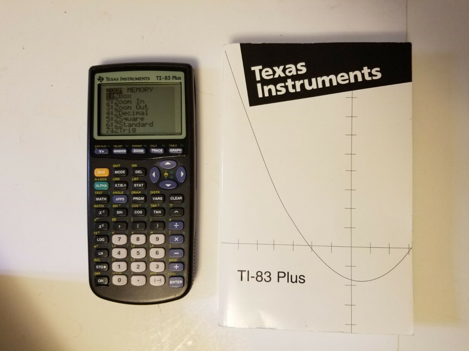 Ti-83 Plus Graphic Calculator Texas Instruments Graphing Ti83