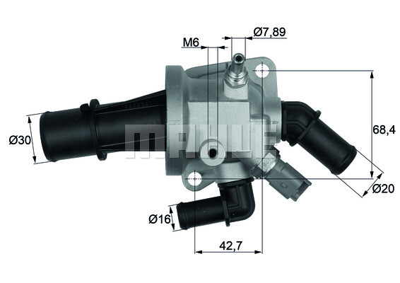 TI 164 88 MAHLE Thermostat, coolant for FIAT,FORD,LANCIA