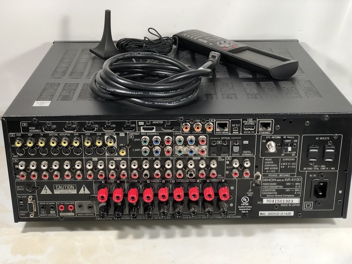 DENON AVアンプ AVC-4310（ジャンク品） 【定番，限定SALE】 【公式通販】