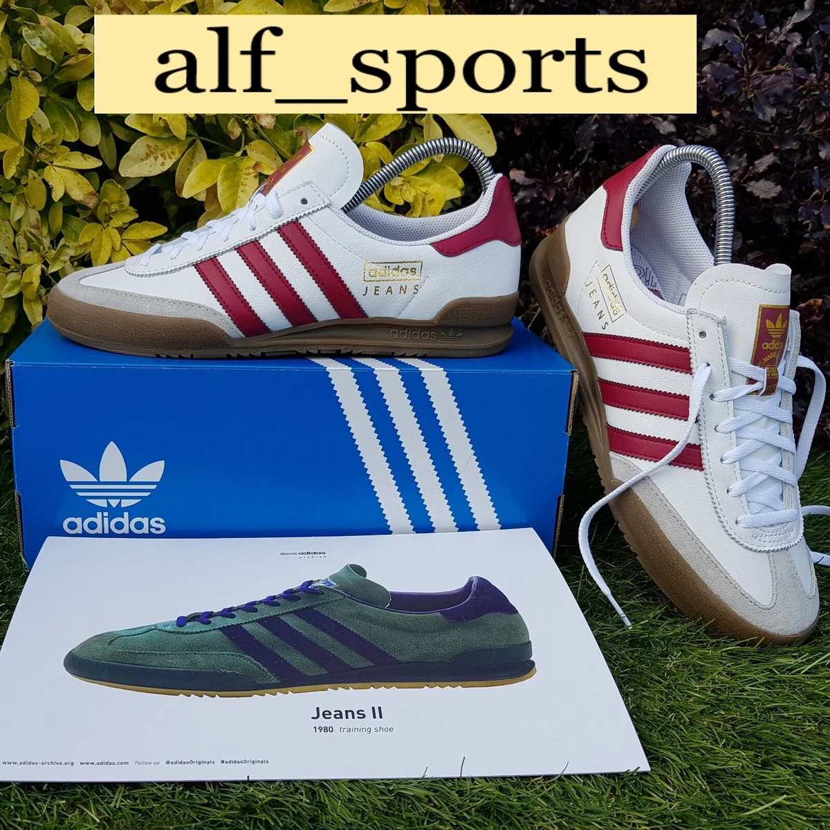 Adidas jeans burgundy discount
