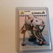 01-02 2001-02 ADRENALINE TY CONKLIN HOBBBY ROOKIE /984 208 EDMONTON OILERS