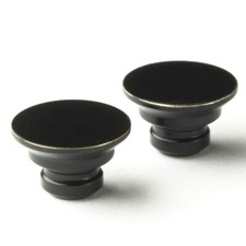 FLASH SOCKET TERMINAL CAPS COVER BLACK BRASSING 4 LEICA M2 M3 MD LM23-NI-A2-BK-L