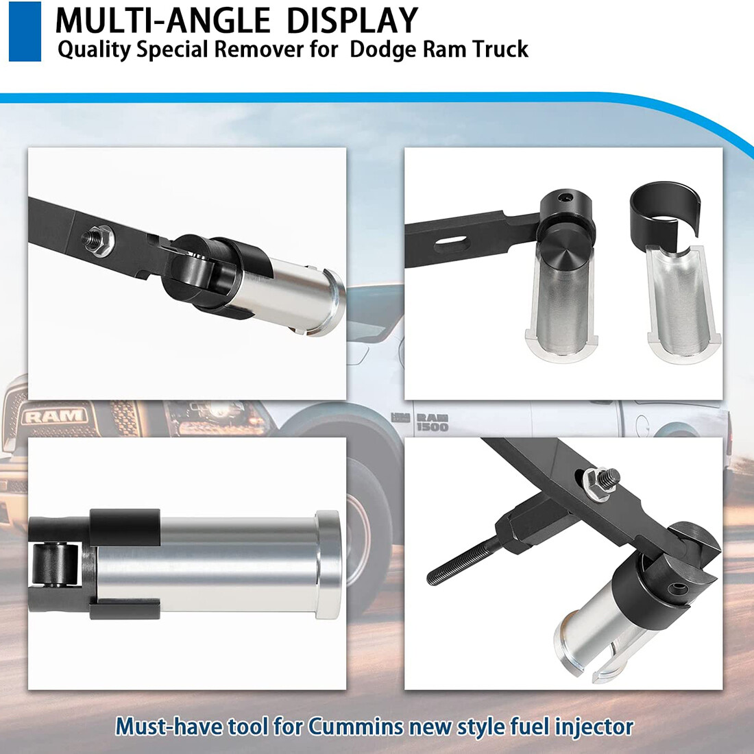Outil Spécial Pour Bouchon D’injecteur Diesel – Compatible Dodge/Cummins 5.9L – Marque TamerX – Neuf Sous Emballage