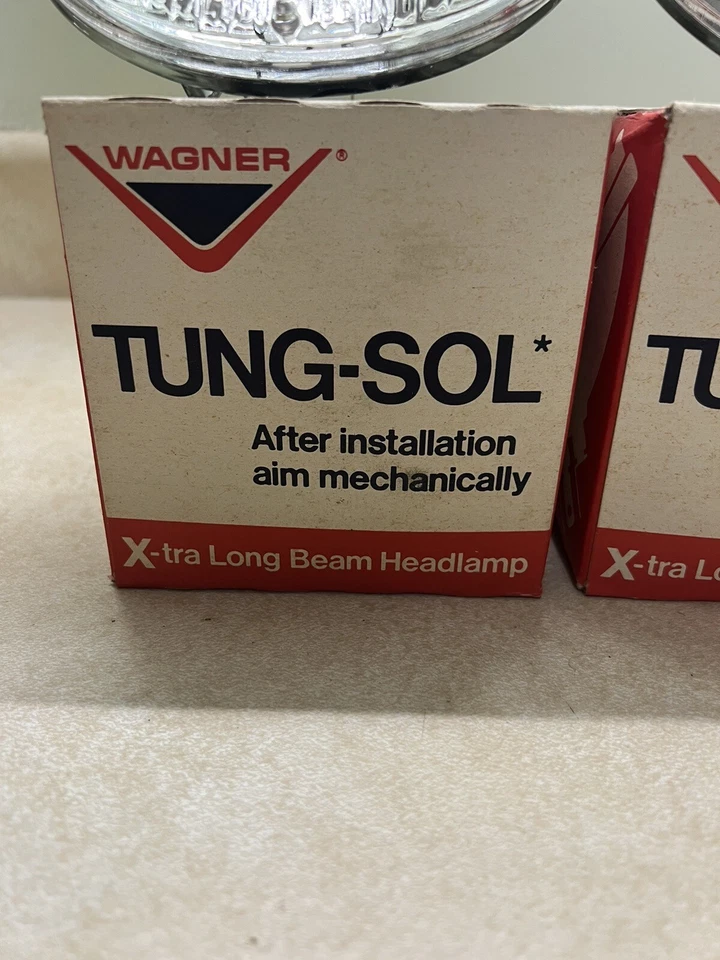 pair WAGNER Tung SoL 5001 Sealed HigH Beam HeadLamp BULB NIB 12v AUTO truck - Image 2 of 4