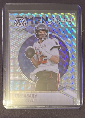 Tom Brady 2021 PANINI MOSAIC FOOTBALL Mosaic Men Of Mastery Silver