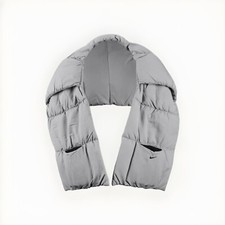 Nike Therma-Fit Quilted Wrap Running Scarf Gray Haze Winter Warm Unisex NWT