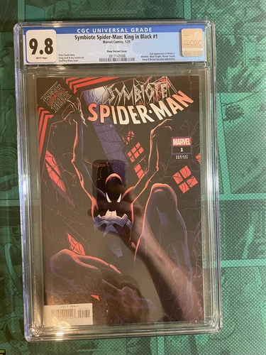 Spider-Man #1 9.8 CGC Shaw Variant Amazing Symbiote 🔑 KEY Issue: Intro of Mr. E