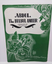 ABDUL, THE BULBUL AMEER 1935 Sheet Music MM Cole Arranged by Jim Smock