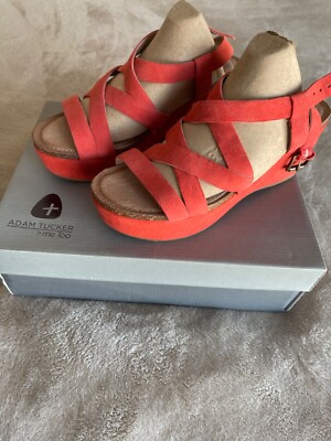 Adam Tucker by me too genuine suede woman’s sandals 9M