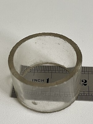 Vintage Barometer Glas Fortin Visier - großer Röhrenzylinder