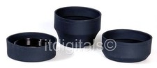 62mm Universal Rubber Lens Hood Normal Tele Wide Zoom 62 mm Asian Screw-in